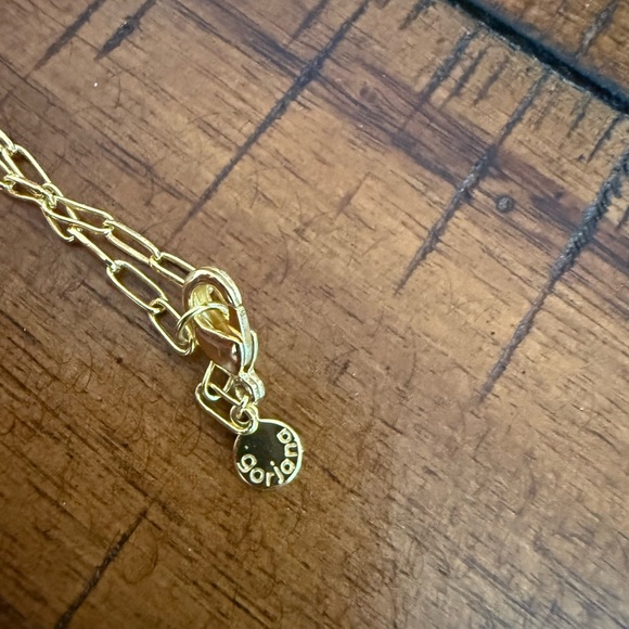 Gorjana Gold Padlock Chain Necklace - Picture 4 of 5